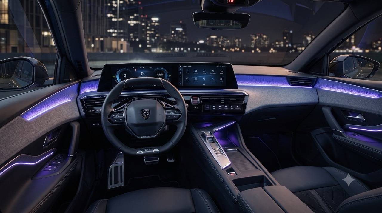 Peugeot 3008 mit Ambientebeleuchtung