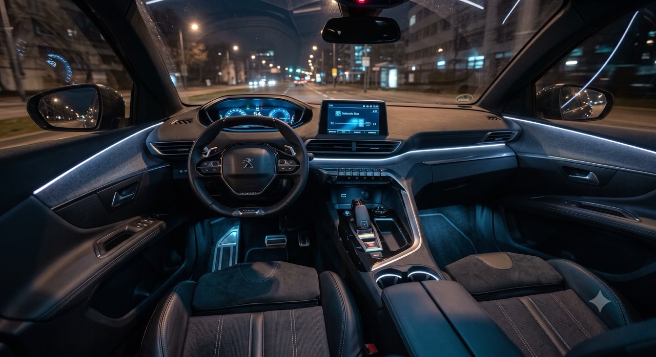 Peugeot 5008 mit Ambientebeleuchtung