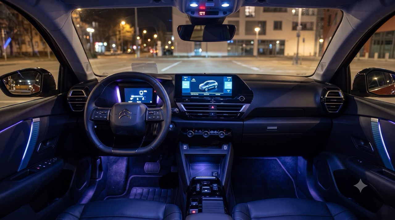 Citroen C4 mit Ambientebeleuchtung