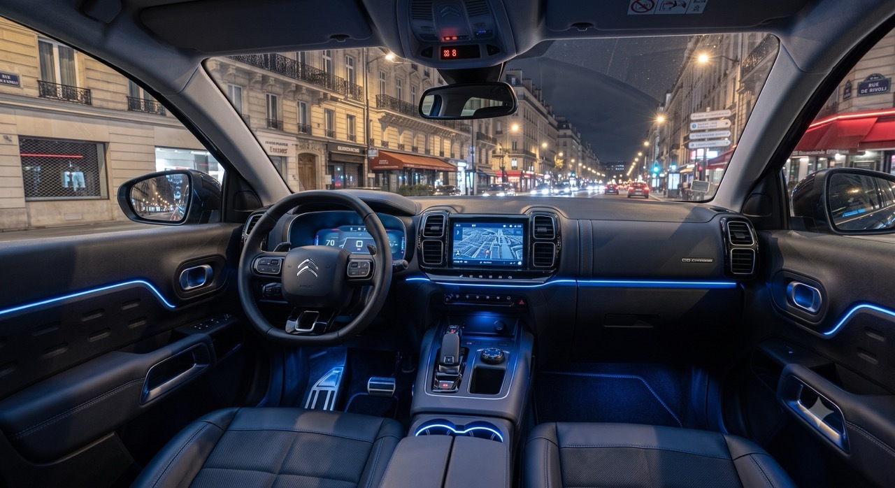 Citroen C5 Aircross mit Ambientebeleuchtung