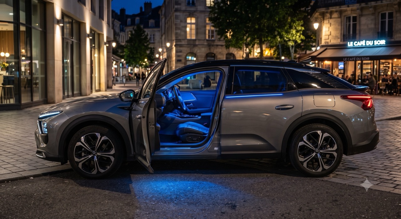 Citroen C5 X mit Ambientebeleuchtung