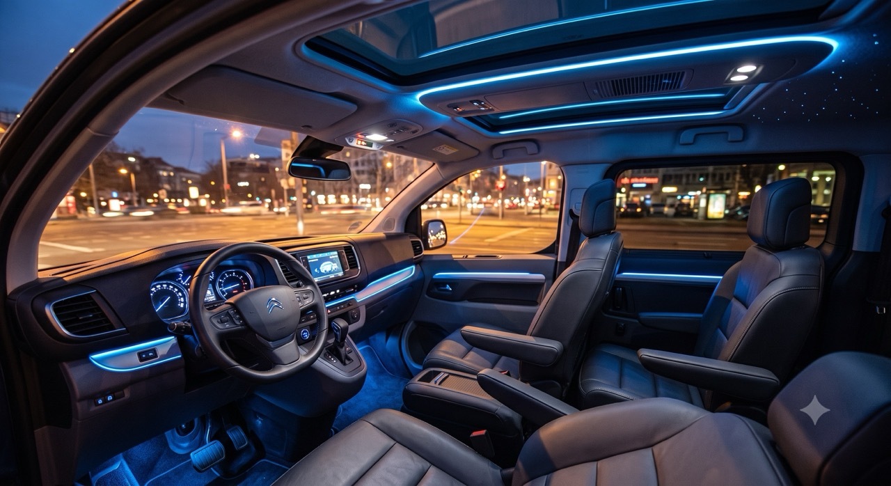 Citroen Spacetourer mit Ambientebeleuchtung