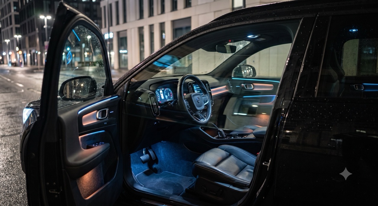 Volvo XC40 mit Ambientebeleuchtung