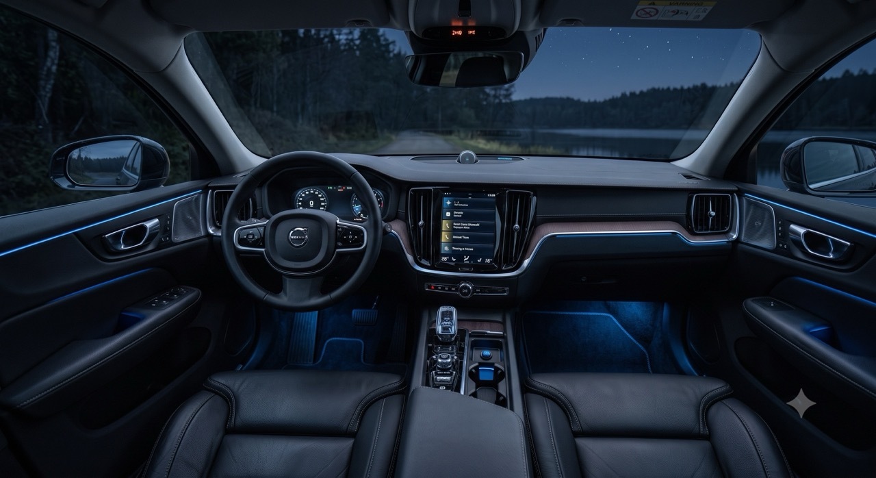 Volvo V60 mit Ambientebeleuchtung