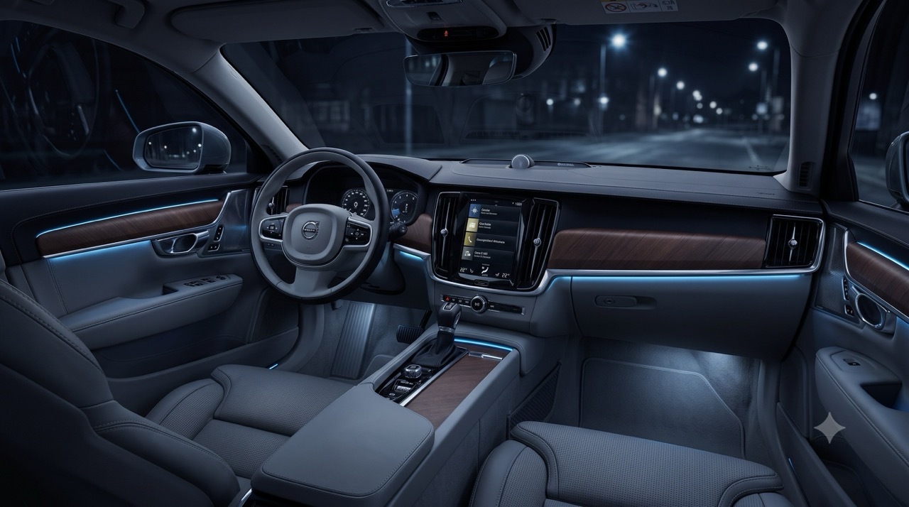 Volvo V90 mit Ambientebeleuchtung