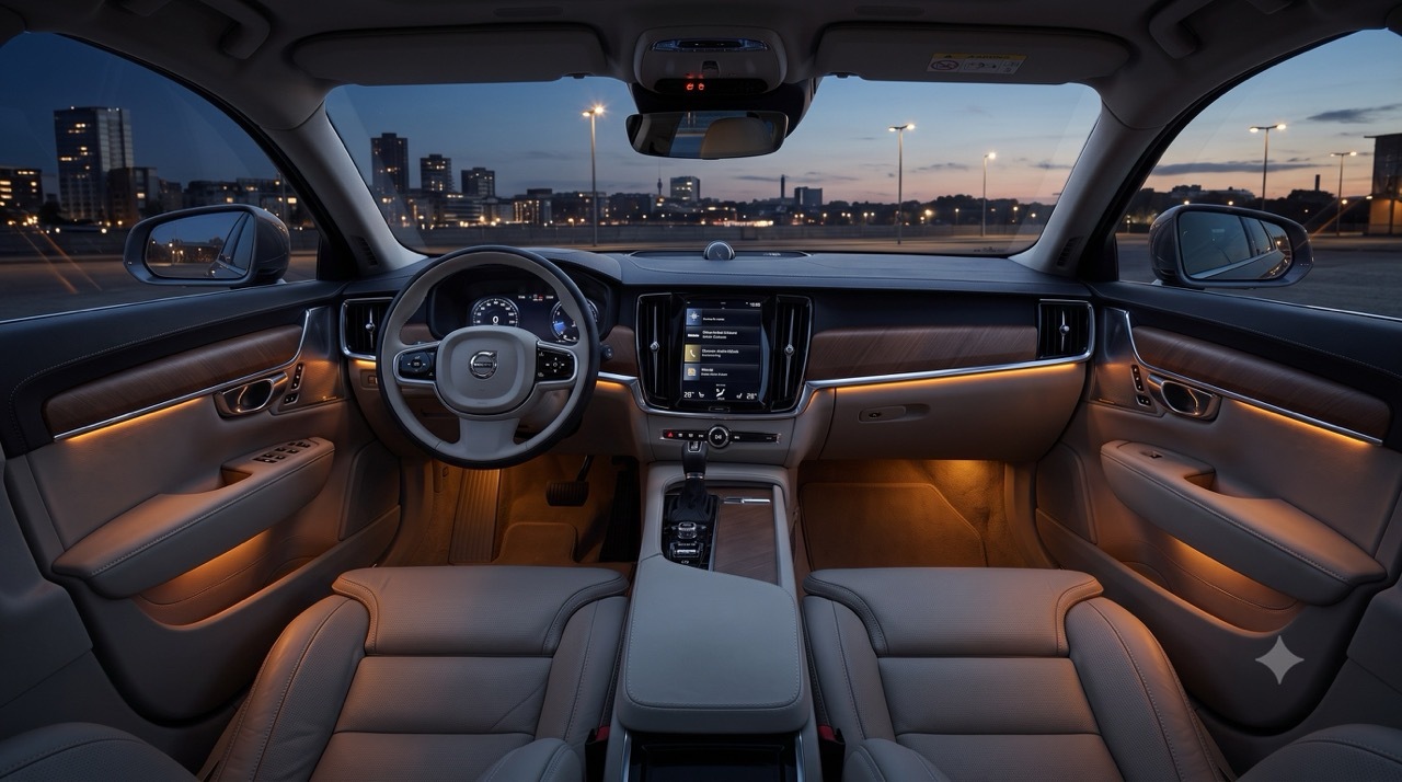 Volvo S90 mit Ambientebeleuchtung