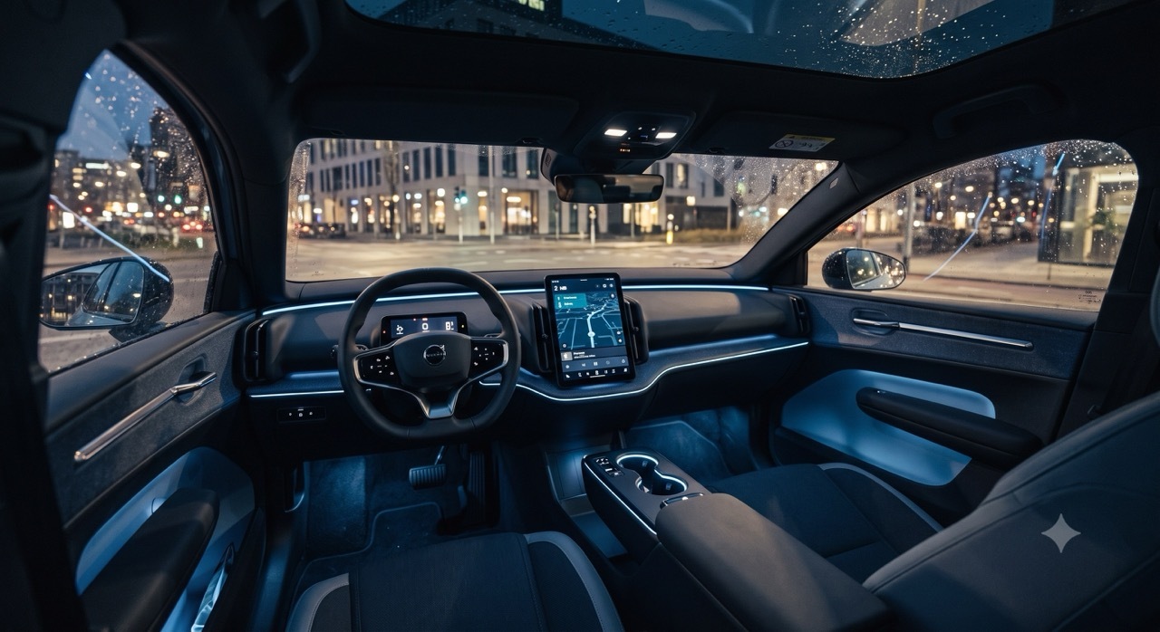 Volvo EX30 mit Ambientebeleuchtung