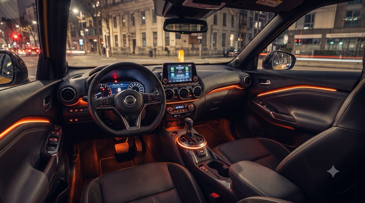 Nissan Juke mit Ambientebeleuchtung