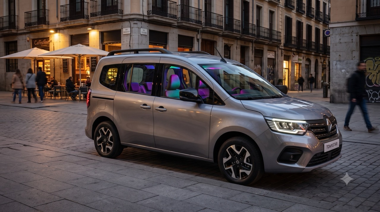 Nissan Townstar mit Ambientebeleuchtung