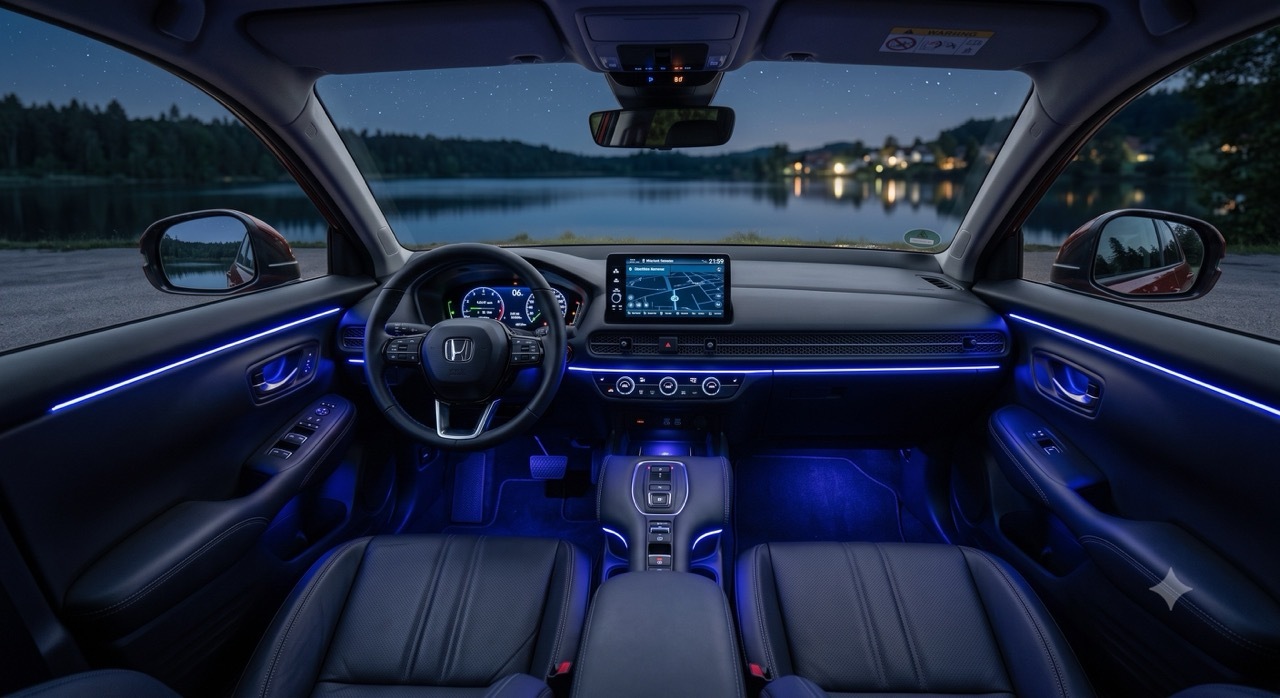 Honda ZR-V mit Ambientebeleuchtung