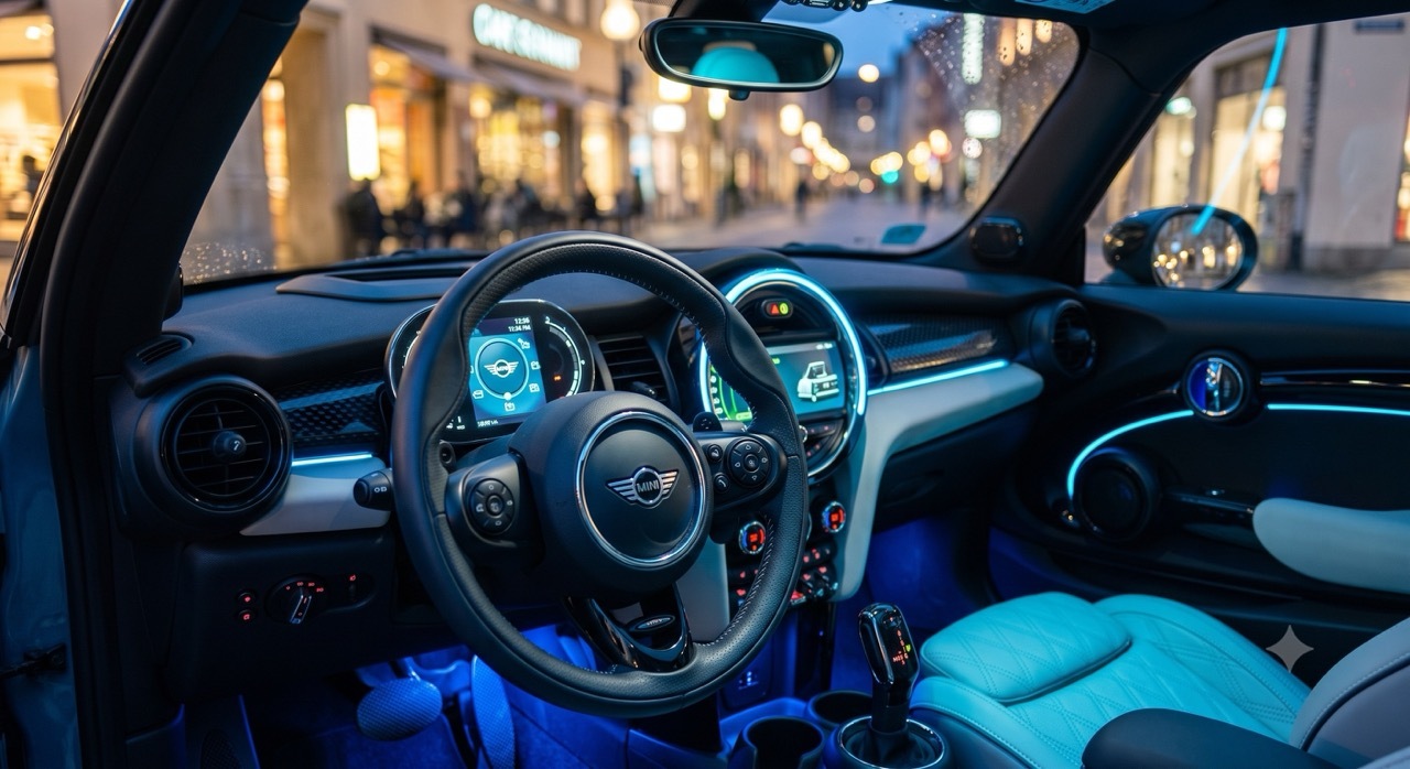 MINI Cooper mit Ambientebeleuchtung