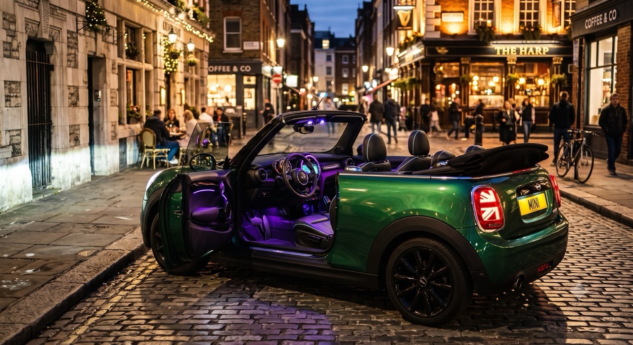 MINI Cooper Cabrio mit Ambientebeleuchtung