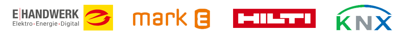 Logos E Handwerk, E Mark, Hilti, KNX