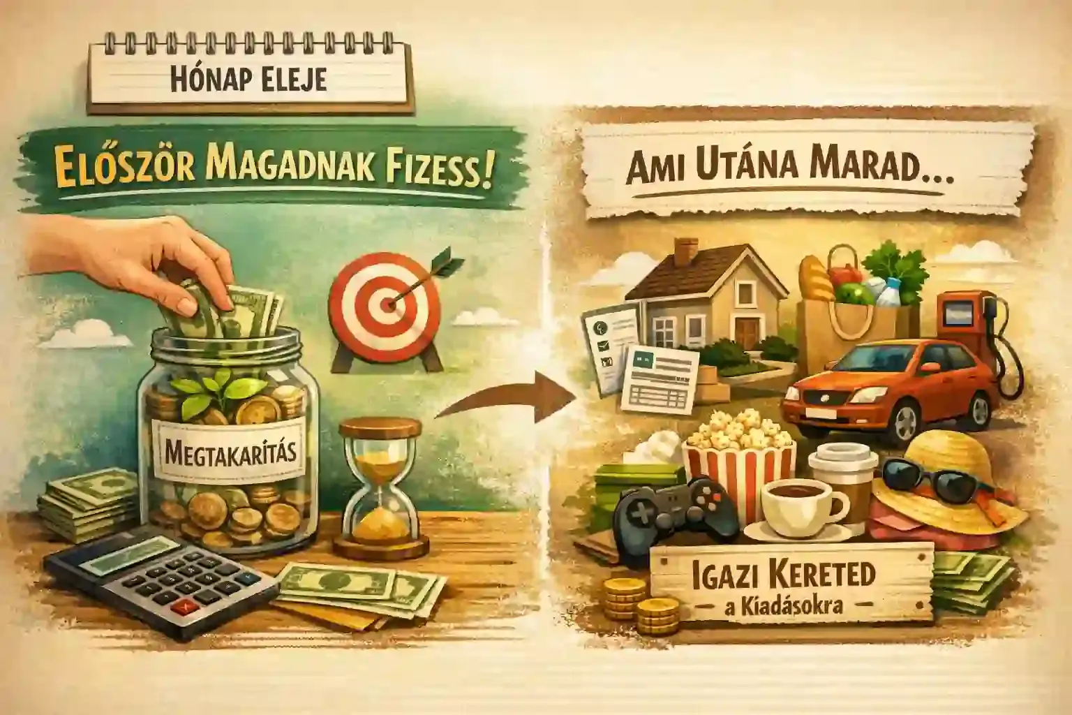 Fizess magadnak először – megtakarítás a hónap elején