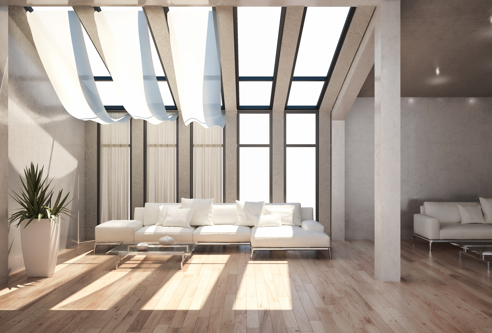 Lichtdurchflutetes modernes Wohnzimmer einer Premium-Immobilie – persönliche Betreuung von der Bewertung bis zur Schlüsselübergabe