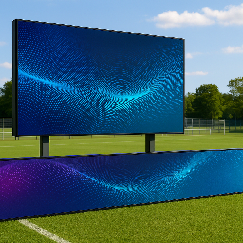 Auch beim Fußball als Banden mit Spielstandsanzeige möglich