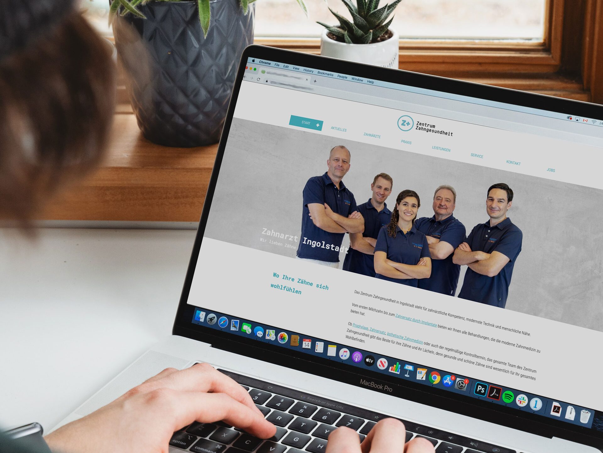 Praxiswebsite für Ärzte und Zahnärzte