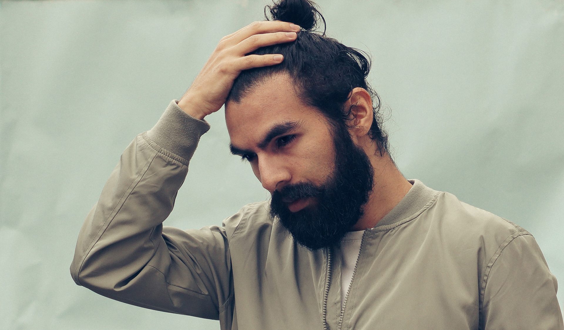 man with manbun