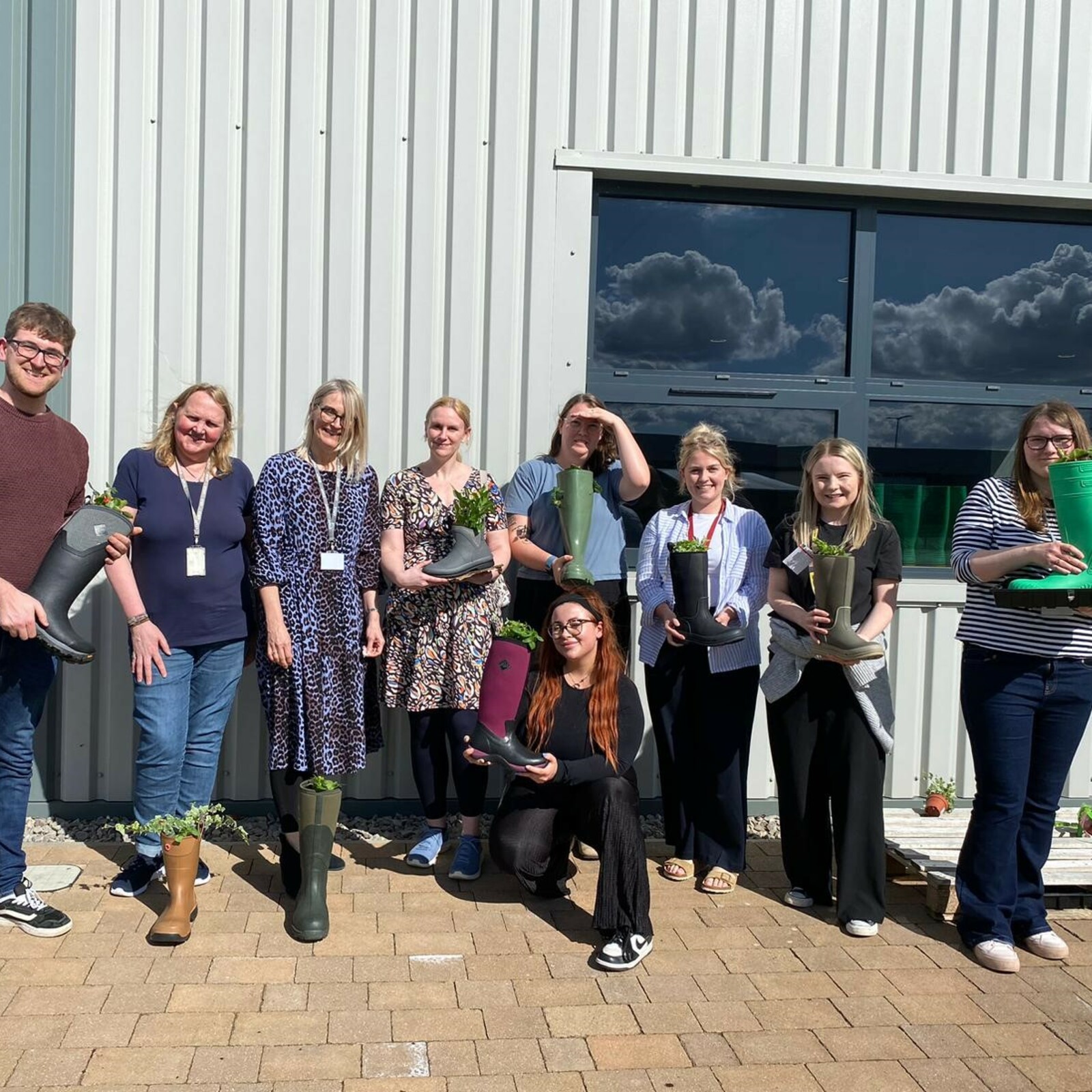 💚During Mental Health Awareness Week, we decided to spread some green joy! 🌱 Our teams took a break from their day to get creative, upcycling our sample wellies into charming plant pots.🪴🌻