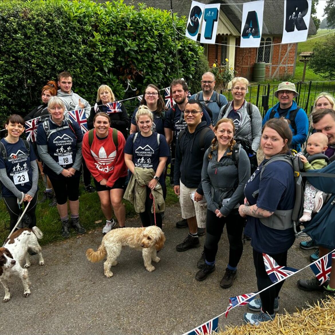 🚶🏻‍♀️Thank you to everyone who joined us on the Malvern Hills Challenge this year - raising over £1100 for 🪖Help For Hero's  🚶🏻