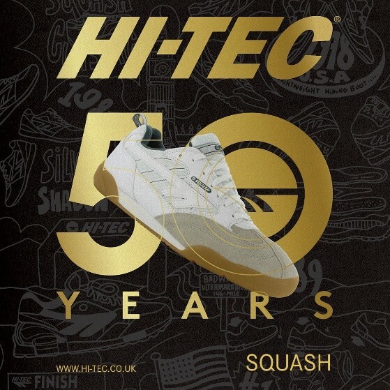 Hi-Tec Europe celebrated their 50th anniversary, honouring five decades of THE SQUASH and the original SILVER SHADOW!