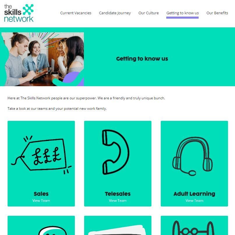 In July we launched our brand new 'Getting to know us' page on our careers site. We tasked our colleagues with telling us what they love about working at TSN and to share a few fun facts about themselves.
To check out our profiles for yourself, click on the 'Getting to know us' link at the top of this page!