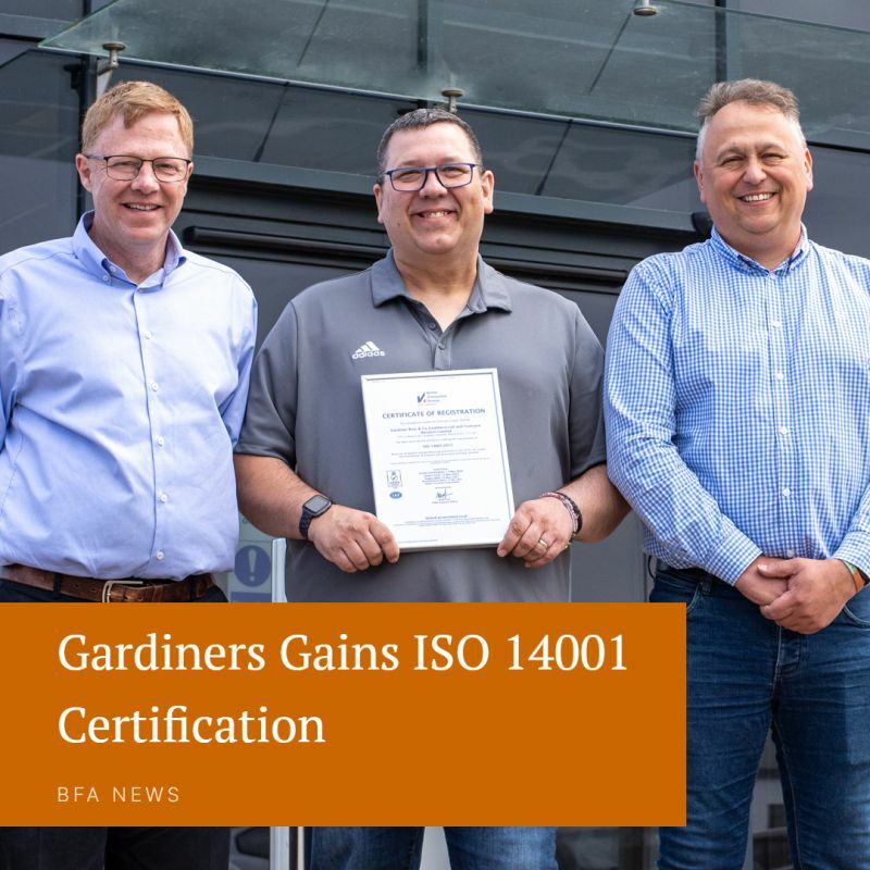 🌍♻️At Gardiners and Footsure we are very excited to be awarded the prestigious ISO 14001 in recognition of the business’ commitment to ongoing environmental improvement. 🌍♻️