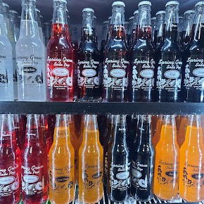 Our selection of Spring Grove sodas, in 9 different flavors. Click this image to see all of our drink options. 