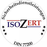 Isozert Zertifikat Sicherheitsdienstleistungen