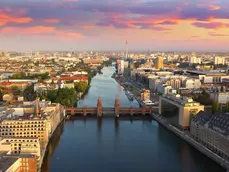 Drohnenaufnahme Berlin