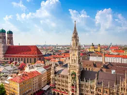 Drohnenaufnahme München