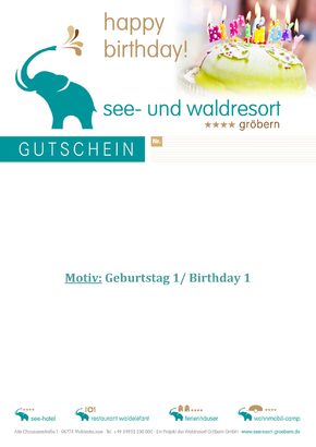 See- und Waldresort Gröbern: Gutschein