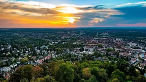 Karlsruhe Dronenbild