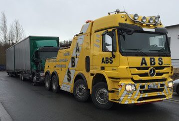 Abschleppdienst für LKW - Abschlepp- und Bergeservice ABS