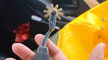 Das Faszienrad hilft verklebte Faszien zu lösen