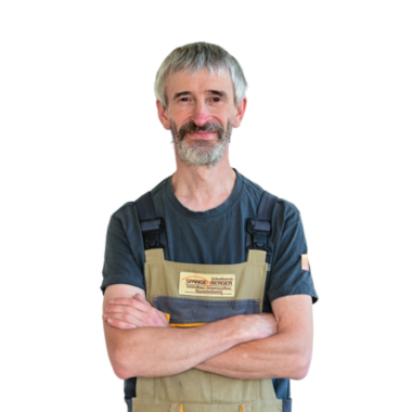 Klaus Sauer, Schreinergeselle bei Schreinerei Spangenberger