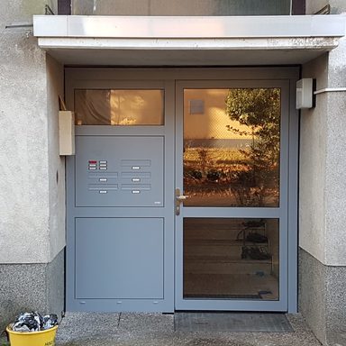 Hauseingangstürelement / Aluminium