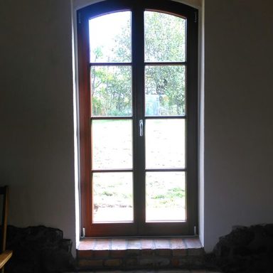 Holzfensterelemente mit Stichbogen