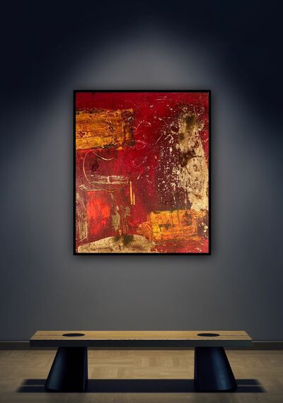 Rot 2020
aus der Serie 'Apeirogon''  60 x 70 für 900 Euro