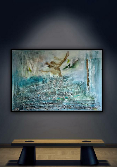 Kopfüber 2022
aus der Serie  'Apeirogon' 100 x 80 für 1.600 Euro