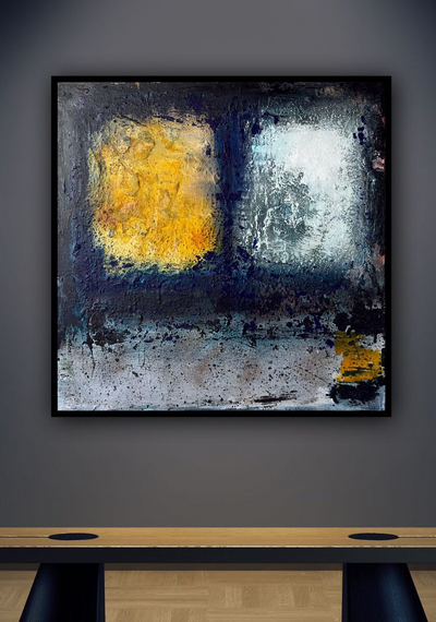 Mut braucht Glück  2021/2025
aus der Serie 'Apeirogon'
70 x 70 für 1.260 Euro