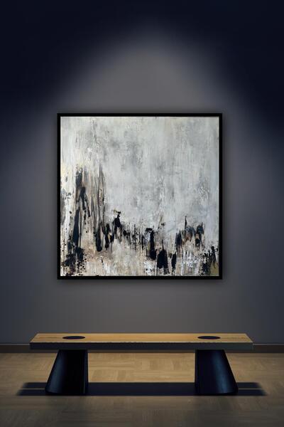 'Ändere die Perspektive VIII' 2025 aus der Serie 'Perspektiv-Wechsel'' 100 x 100 für 2.500 Euro