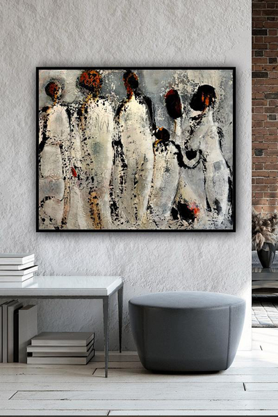 'Zusammen' 2026, Einzelstück ohne Serie 120 x 100 für 3.000 Euro