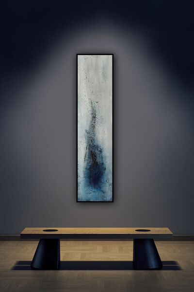 'Priel' 2026 
aus der Serie 'Zugvögel'' 30 x 90 für 1.000 Euro