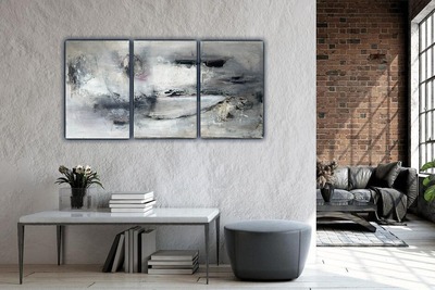 'Studie Triptychon' 2025 3 x 40 x 60 für 990 Euro