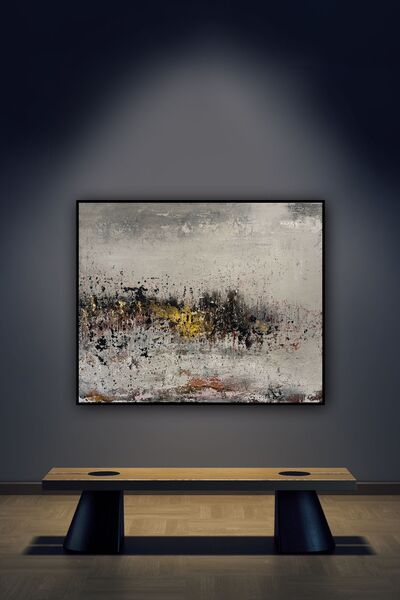 'Asche, Licht und Feuer'
Serie: Asche und Licht
90 x 73 cm 2026
für 1.900 Euro