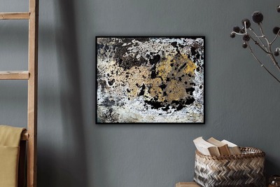 Studie mit 2 Goldpigmenten 2026
Asche und Goldpigmente
30 x 24 für 100 Euro