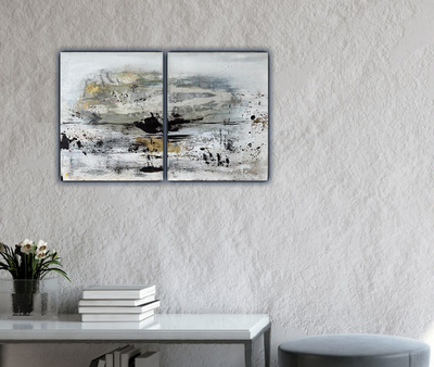 'Hineni I und II'
2x40x50 cm 2025
für 850 Euro