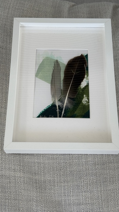 'schwimmen auf dem See VII' 2026
kleine Werke
20x30 cm  mit Rahmen
für 290 Euro