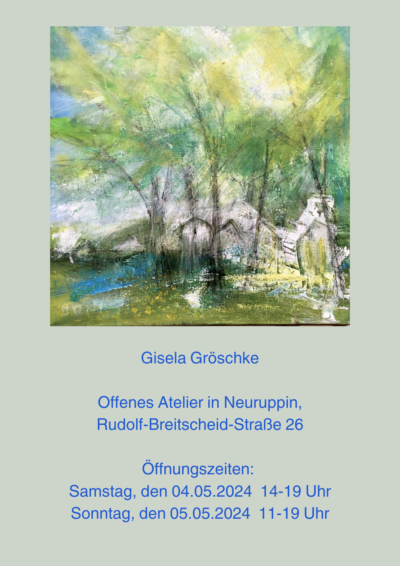 Gisela Gröschke offene Ateliers 2024 Bild an der Badestelle